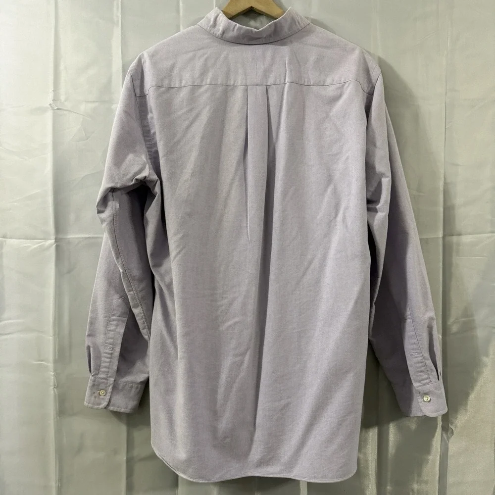 Polo Ralph Lauren Shirt Mens XL Purple Custom Fit Button Down Flesh Pony Oxford*